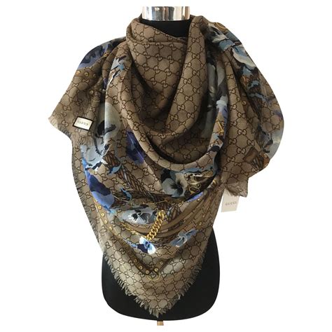 foulard gucci blu